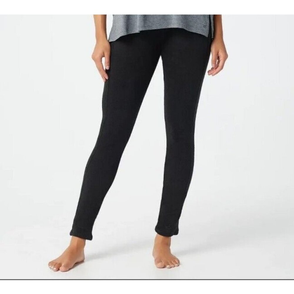 Cuddl Duds Fleecewear Stretch Leggings BlackSmall